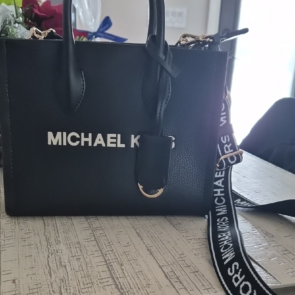 Michael Kors Black Leather Tote